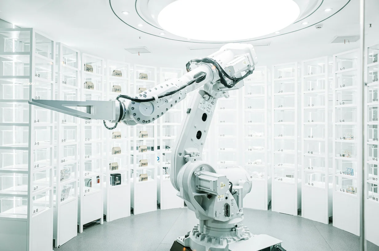Robot piloté par IA classant des objets